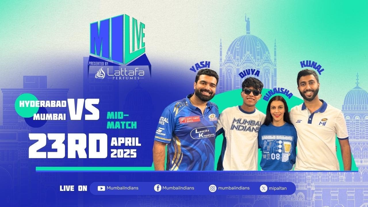 MI LIVE Presented by Lattafa Perfumes: Hyderabad v Mumbai - Mid-match Show ft. Divya Fofani