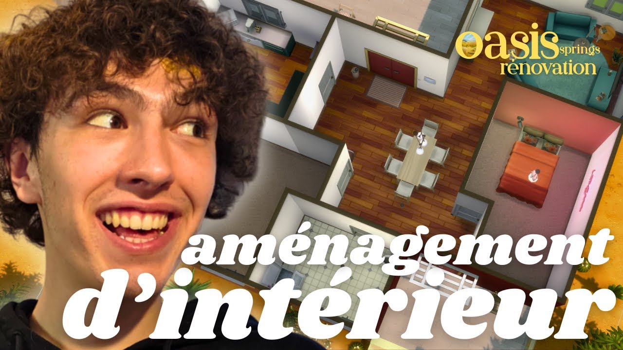 Rénovons l'intérieur de cette maison d'OASIS SPRINGS ! | Les Sims 4