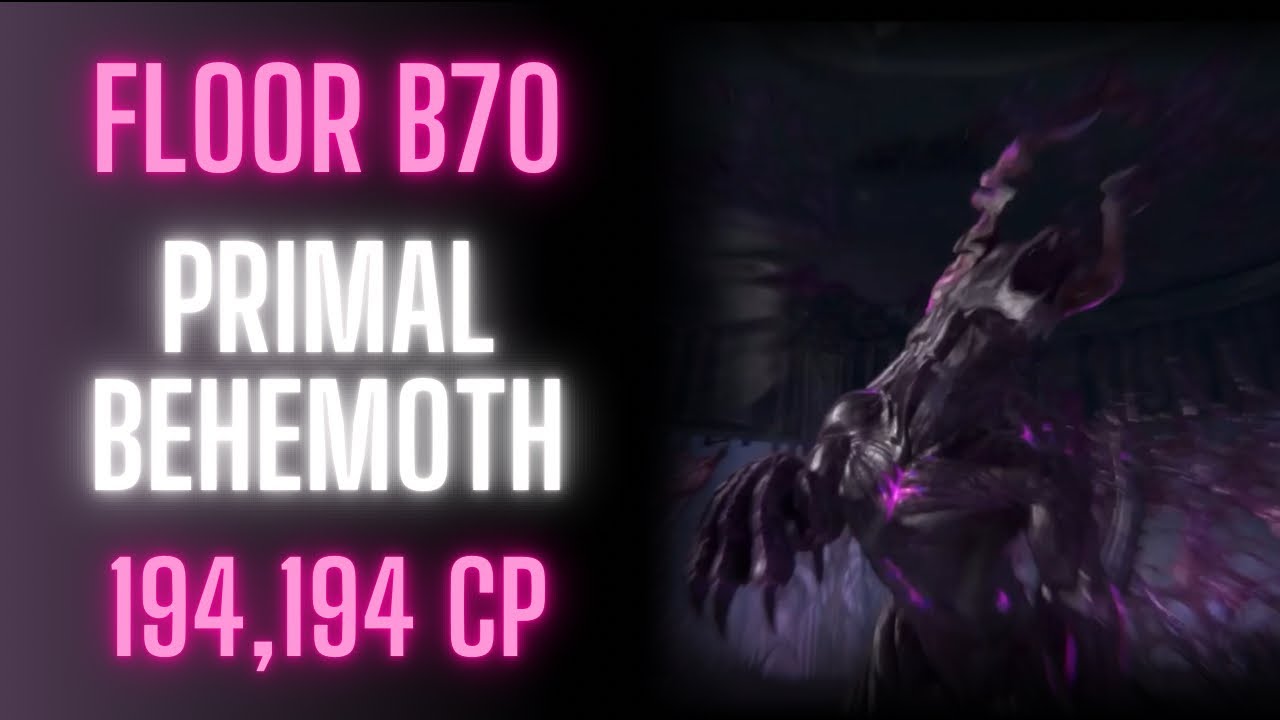 [Ever Crisis] Floor B70 Primal Behemoth Clear (LINK TO GUIDE IN DESCRIPTION) | Tifa, Barret, Aerith