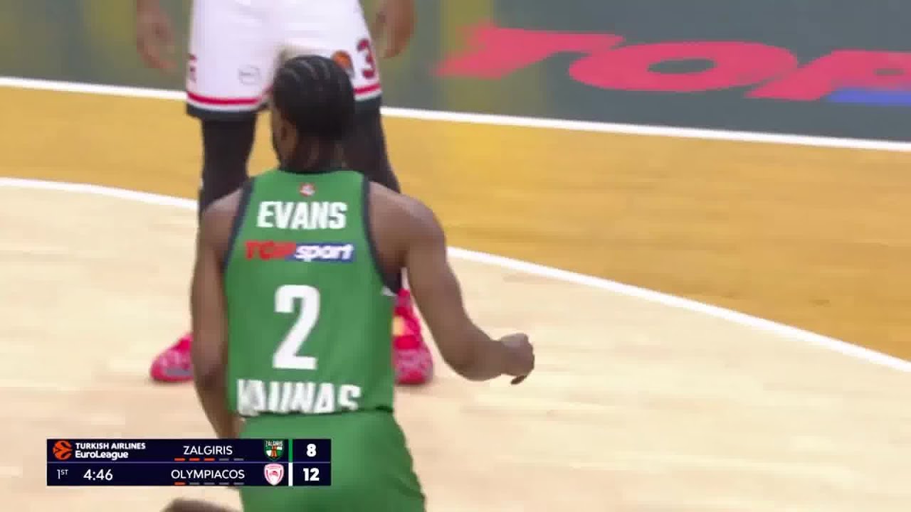 Keenan Evans vs Olympiacos (2021-24)