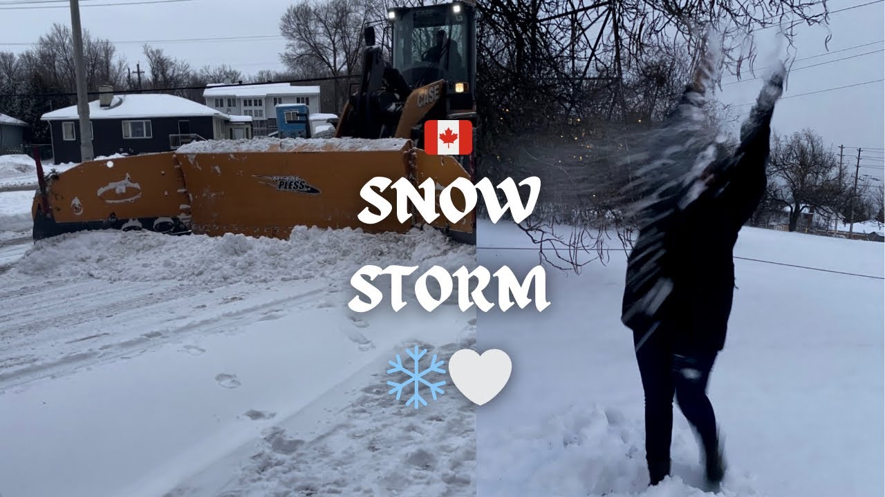 WHAT HAPPENS AFTER A SNOW STORM IN CANADA🥶❄️? SHOULD YOU MOVE TO CANADA? IS IT WORTH IT?🤔