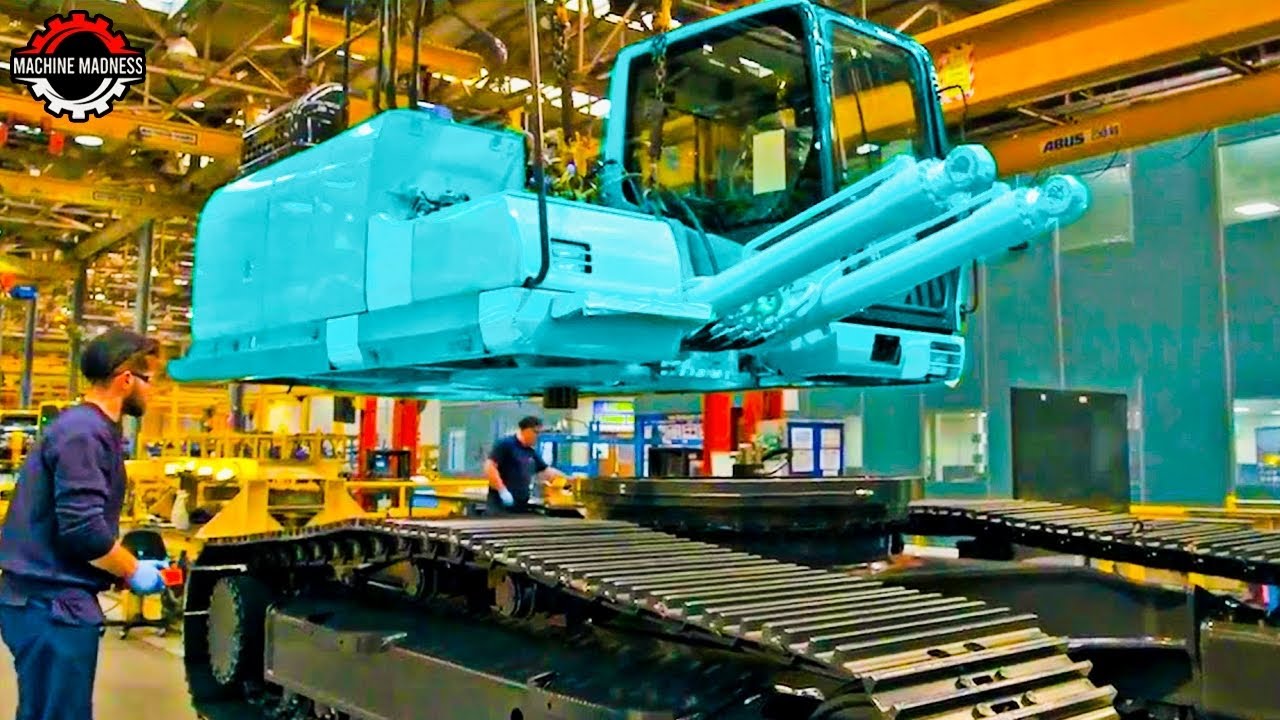 Kobelco Excavator Production Tour Japan | The World's Largest Factory