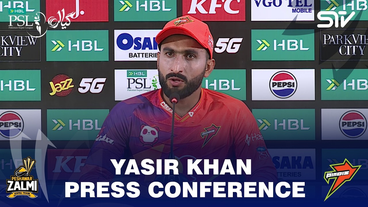 Yasir Khan Press Conference | Peshawar Zalmi vs Rawalpindi | Match 3 | HBL PSL 11 | MZB1J