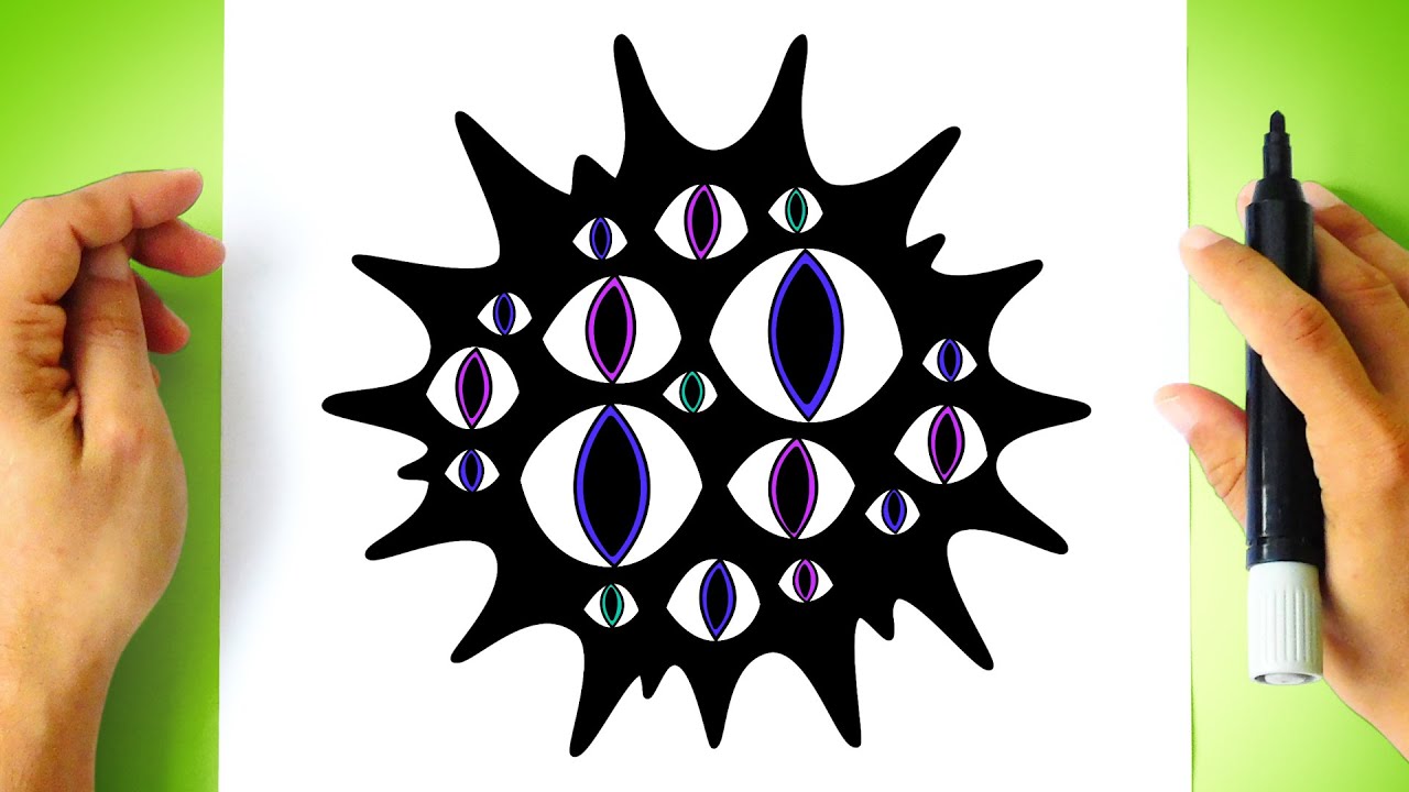How to DRAW EYES - DOORS ROBLOX