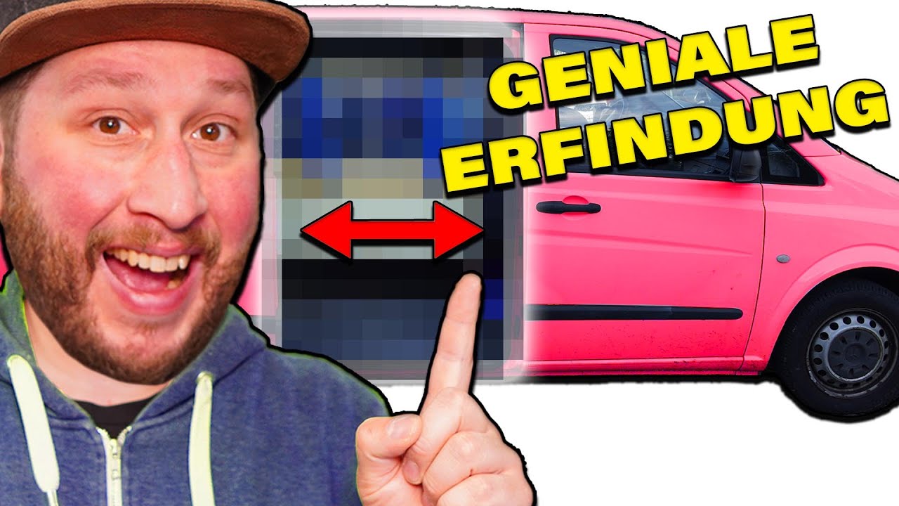 GENIALE ERFINDUNG FÜR TRANSPORTER ODER CAMPER VAN