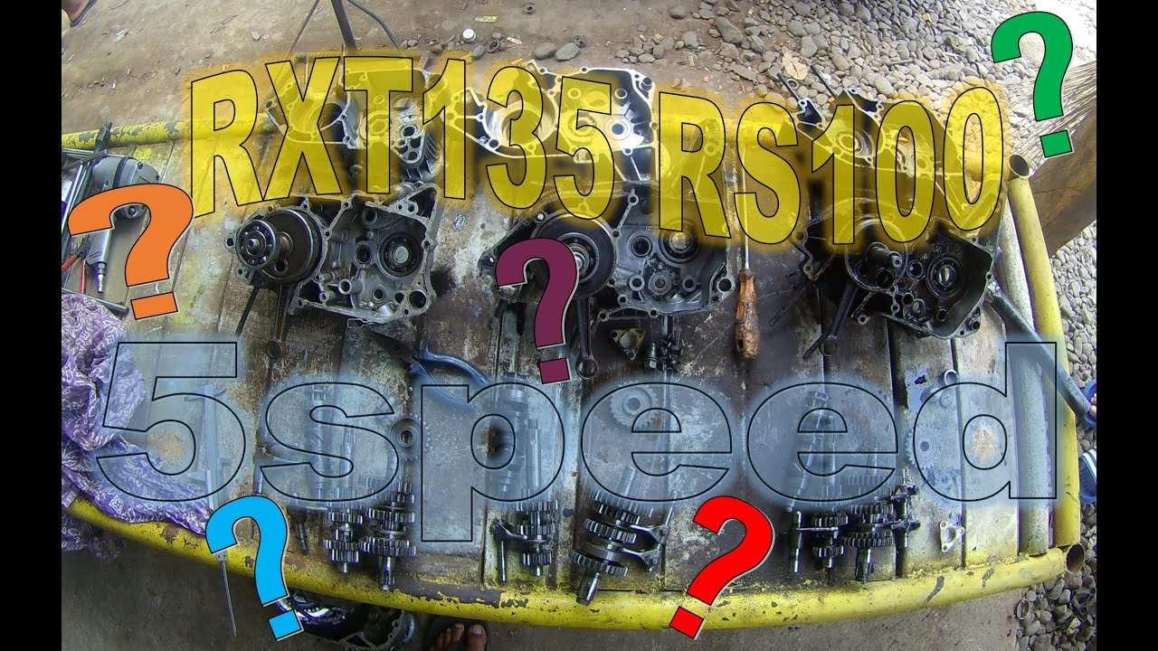 YAMAHA RXT135 RS100 5speed Conversion
