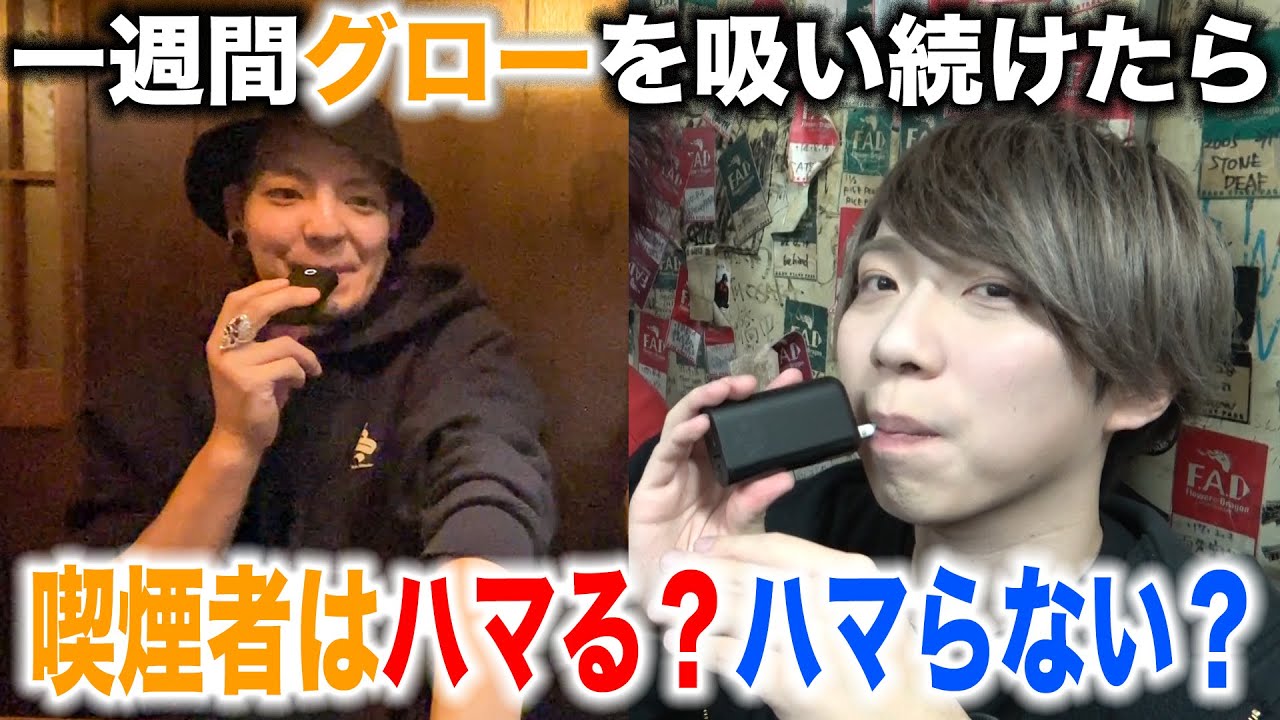 【検証】一週間グローを吸い続けたらハマるのか？【1週間グロー生活】