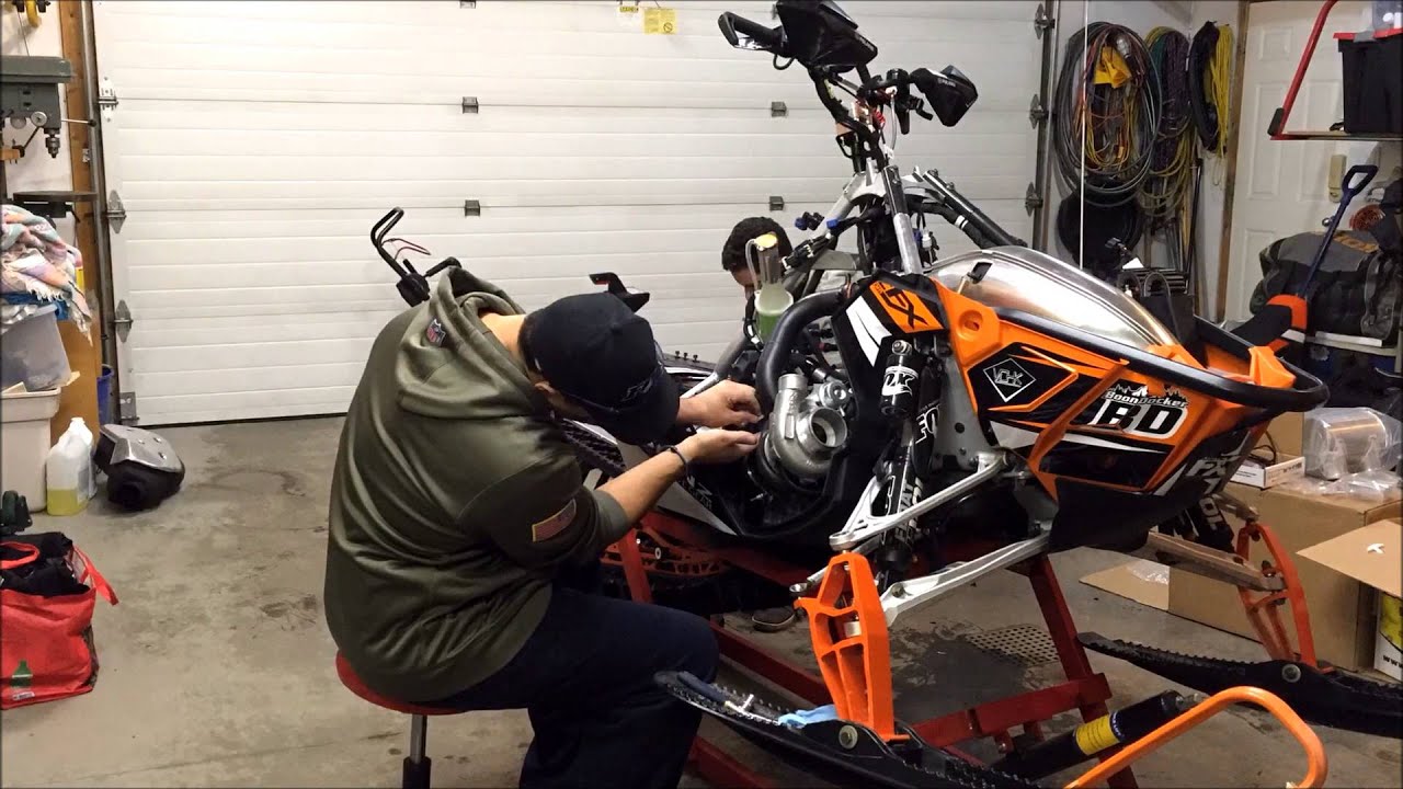 2016 Polaris 800 Axys BD Turbo build Vid