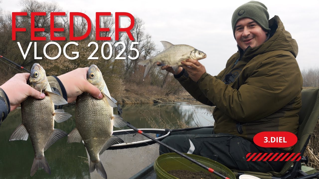 FEEDER VLOG 2025 #3 - LOV NA FEEDER MEDZI ĽADOVÝMI KRYHAMI - RIEČNE PLESKÁČE, CEJNY - ELFABIANO TV