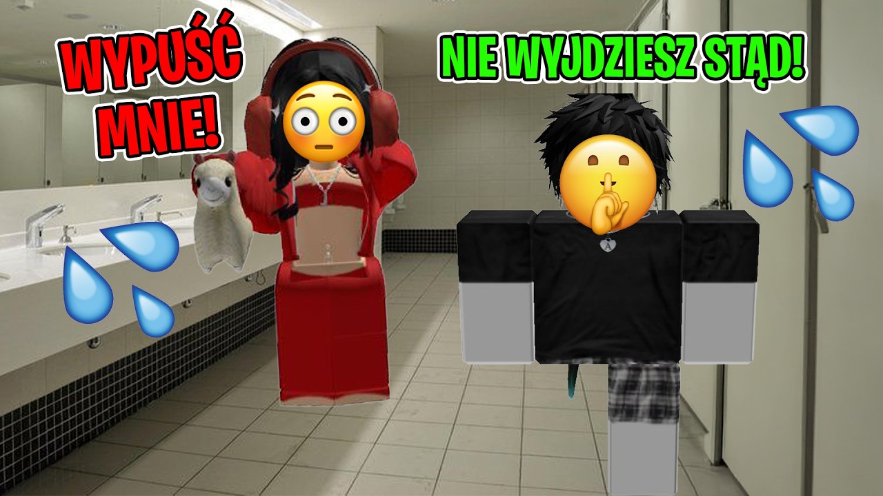Historyjka roblox - utknęłam z ex w szkolnej toalecie!
