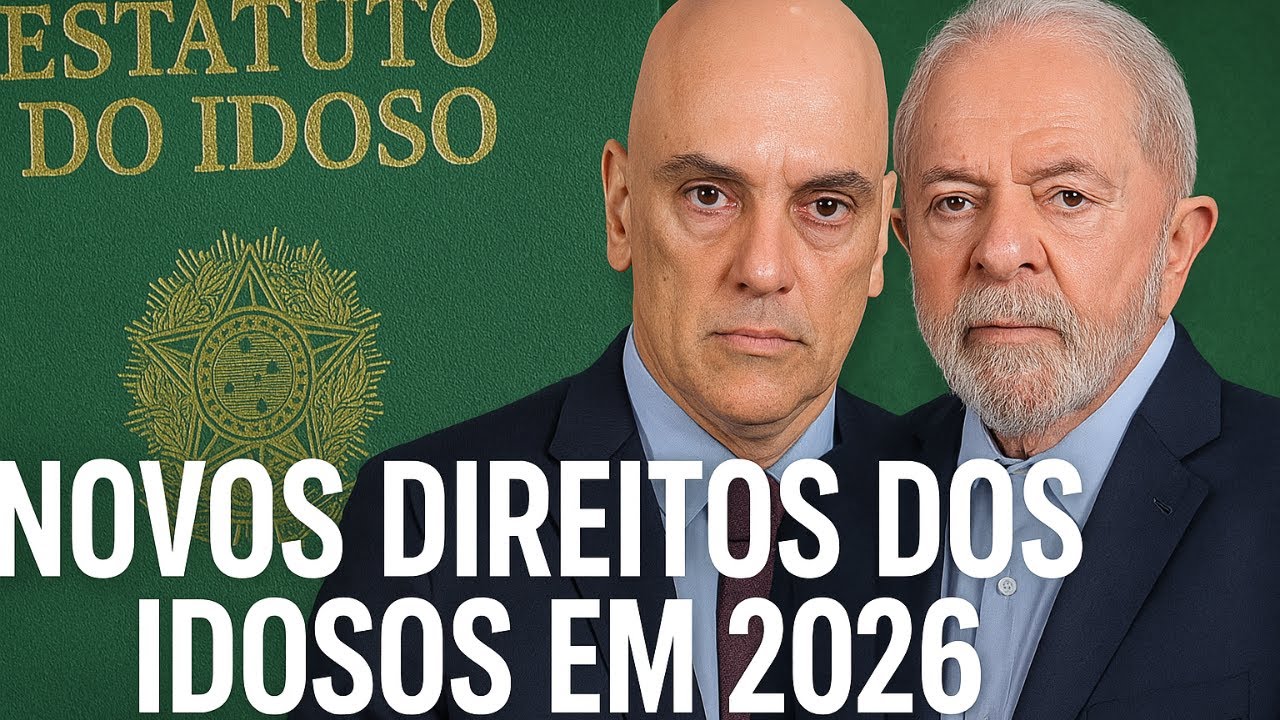 TEM MAIS DE 60 ANOS?? ENTÃO TEM DIREITO A RECEBER ESSES 10 BENEFÍCIOS! ESTATUTO DOS IDOSOS 2026!
