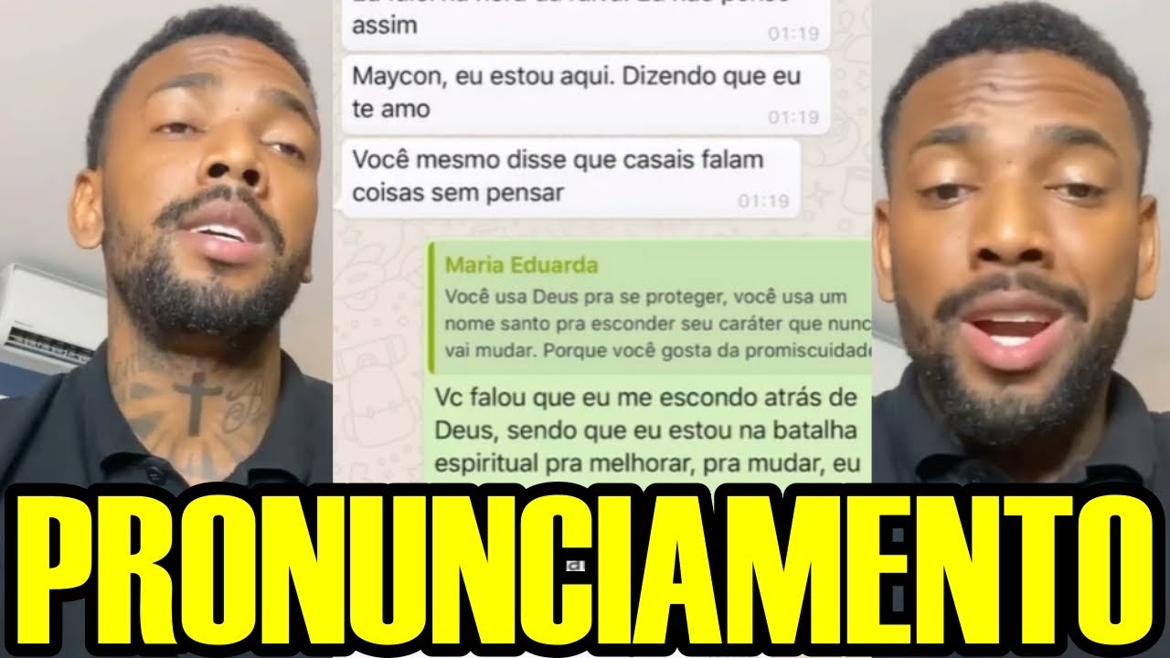 NEGO DO BOREL SE PRONUNCIA E EXPÕE PRINTS DE CONVERSA COM DUDA REIS