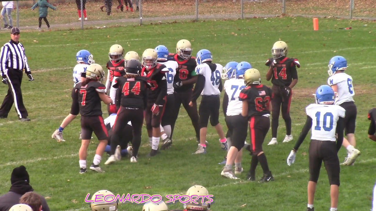 Pop Warner Football Methuen Rangers vs Everett 14U