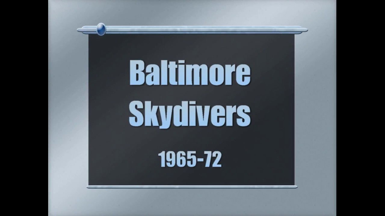 Art Boone's 1960s Oldschool Baltimore Skydiving