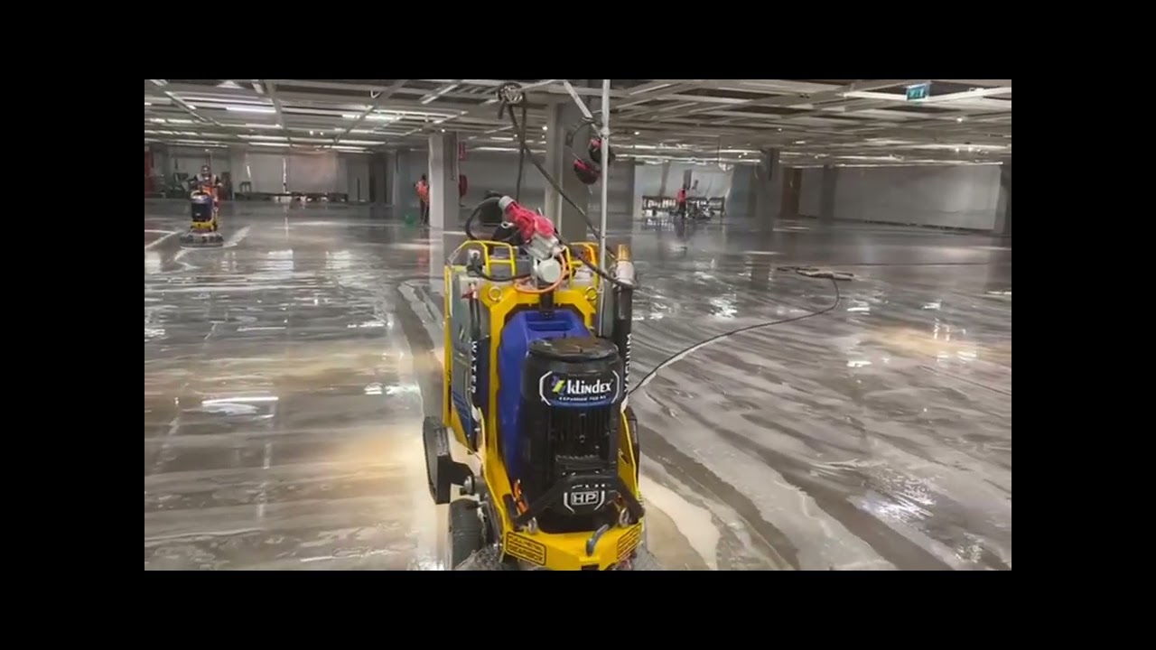 Betonvloer polijsten IKEA Luik België