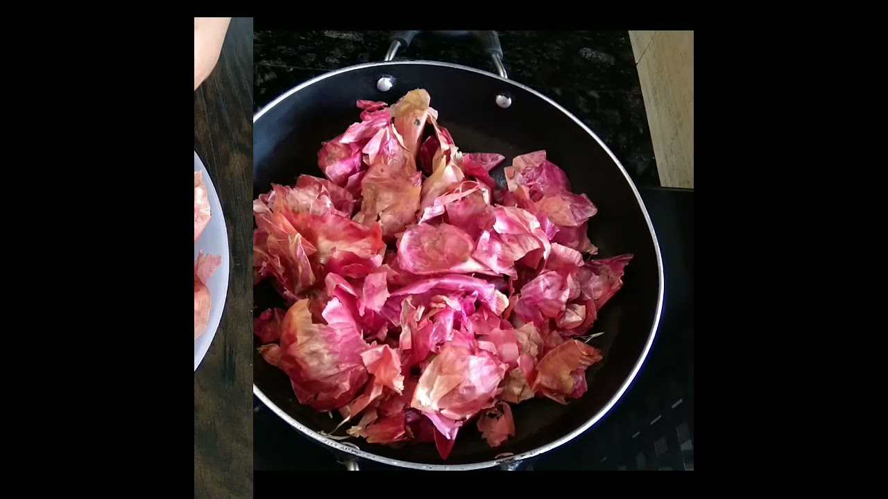onion peels natural hair dye #hairdye #shorts #trending