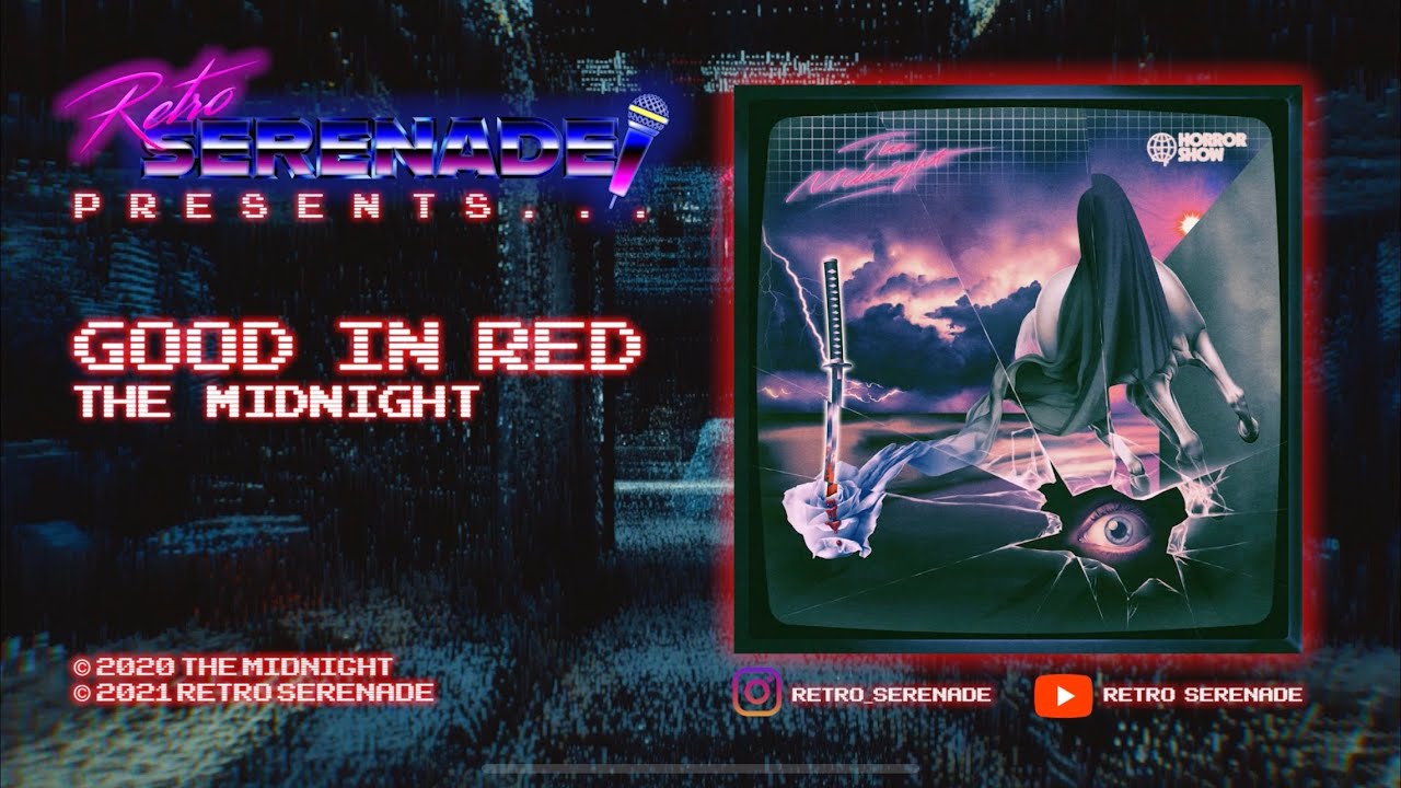 The Midnight - Good In Red (Karaoke) (Instrumental) (4K/1080p)