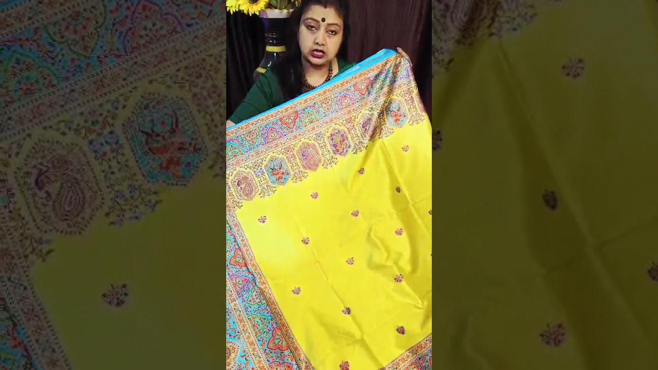 Butter silk kanni saree.... Only 850/-Shipping free. Booking number -8697770300👈