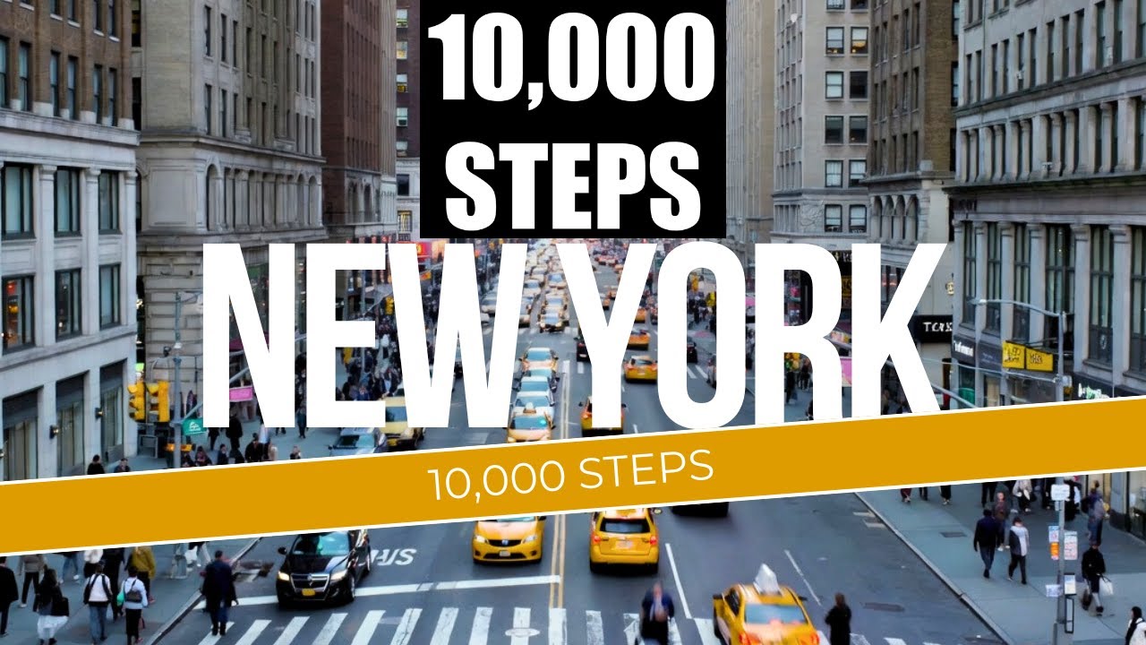 Walking 10,000 STEPS in New York City (No Stopping)