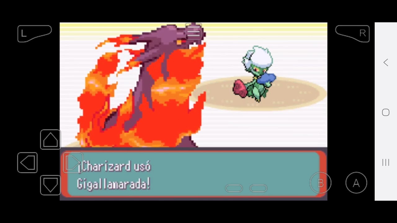 Combate contra cintya (creo q así se escribe) en pokemon quetzal v8.3 