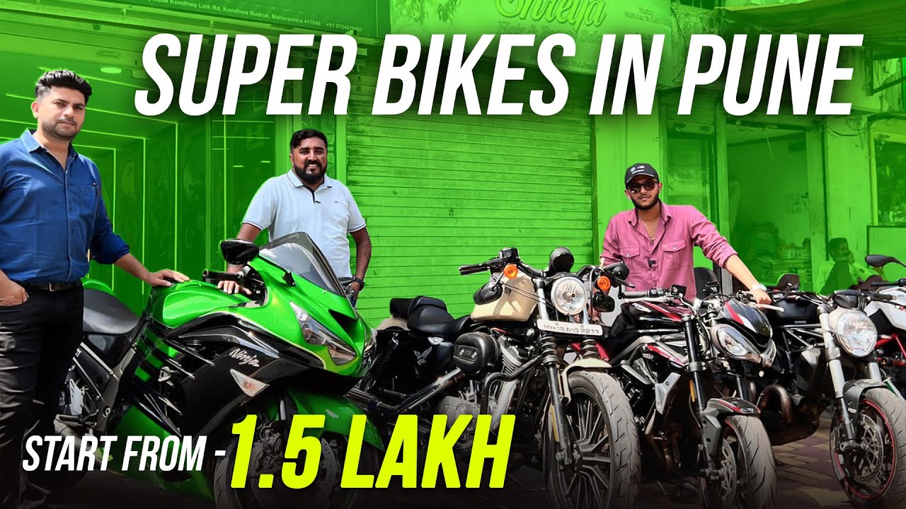 Used Super Bike in Pune || Ninja Zx14R, Triumph, Ducati, Benelli, African Twin.