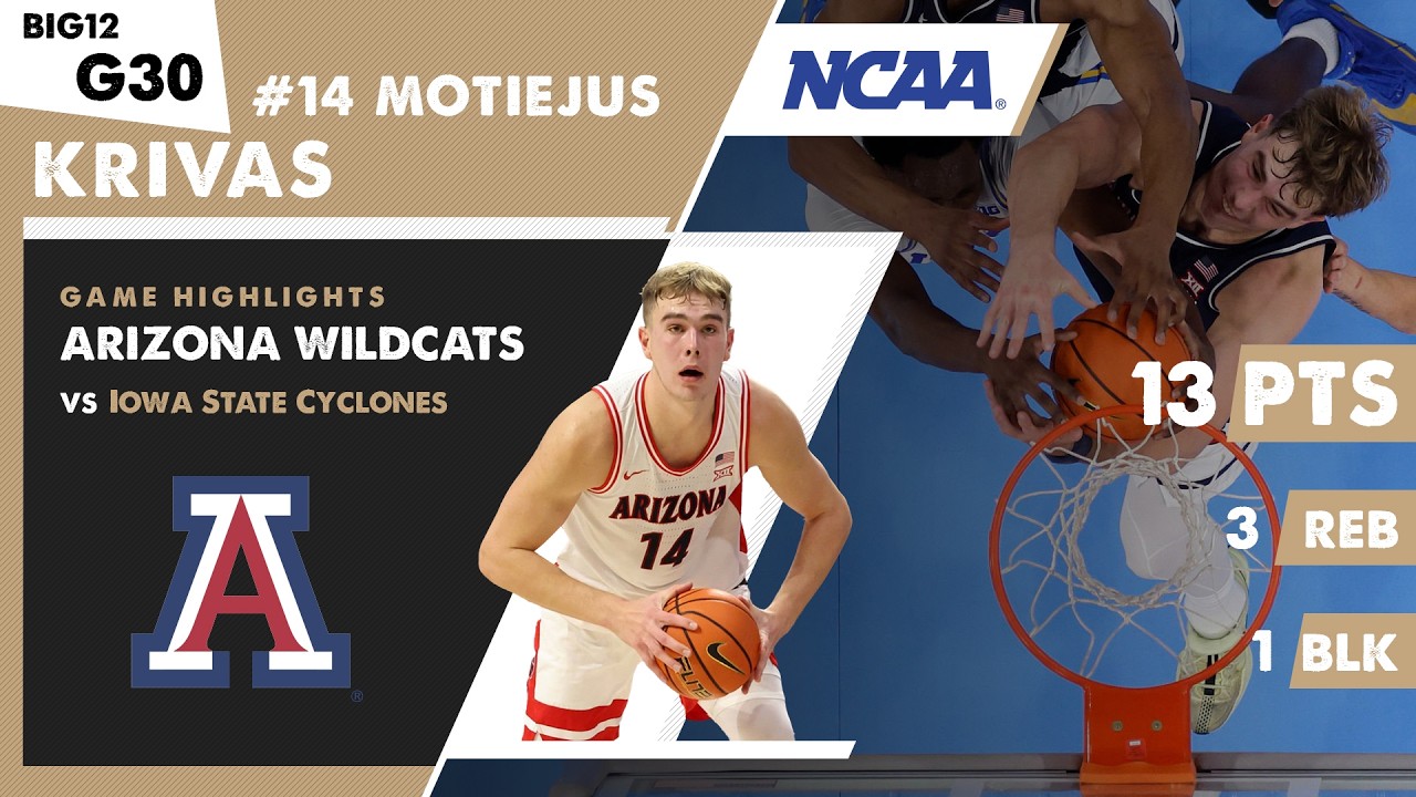 Lithuanian MOTIEJUS KRIVAS 13 PTS / 3 REB / 1 BLK NCAA game highlights