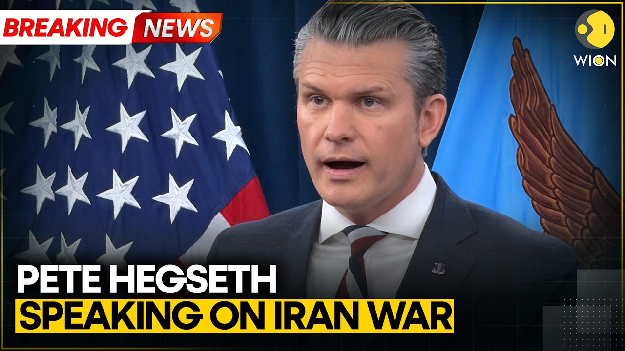 Breaking: Hegseth Briefs Media on Iran War, Hormuz Crisis and U.S. Strategic Battle Plan | WION
