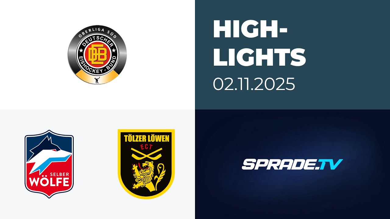02.11.2025 - Highlights - Selber Wölfe vs. Tölzer Löwen