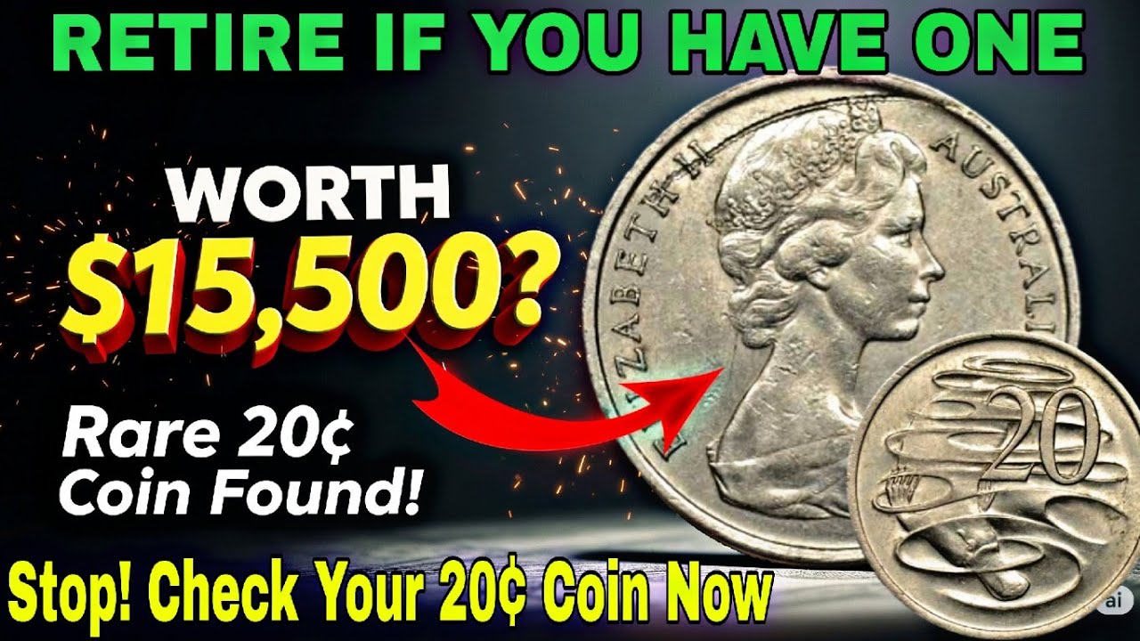 Top 10 Most Valuable Australian 20 Cent Coins Worth Up to $15,500!” Coins Worth Money "!