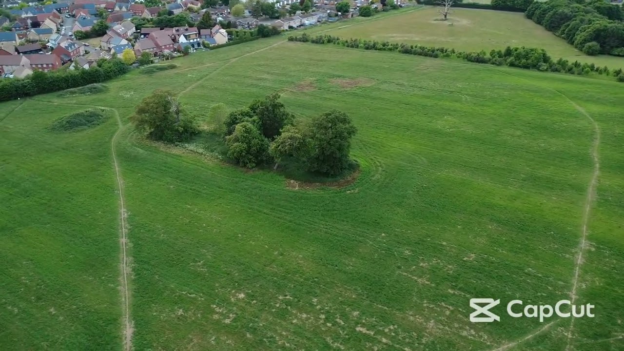 Drone Footage of Henlow &ndash; Evening Views | 23rd May 2025 | DJI Mini 4K.