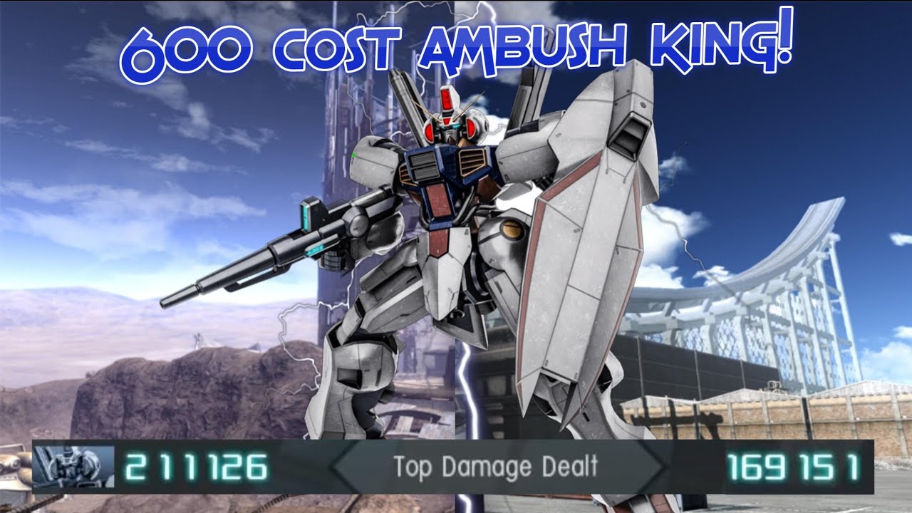GBO2 Gundam Mk-IV: 600 cost ambush king!