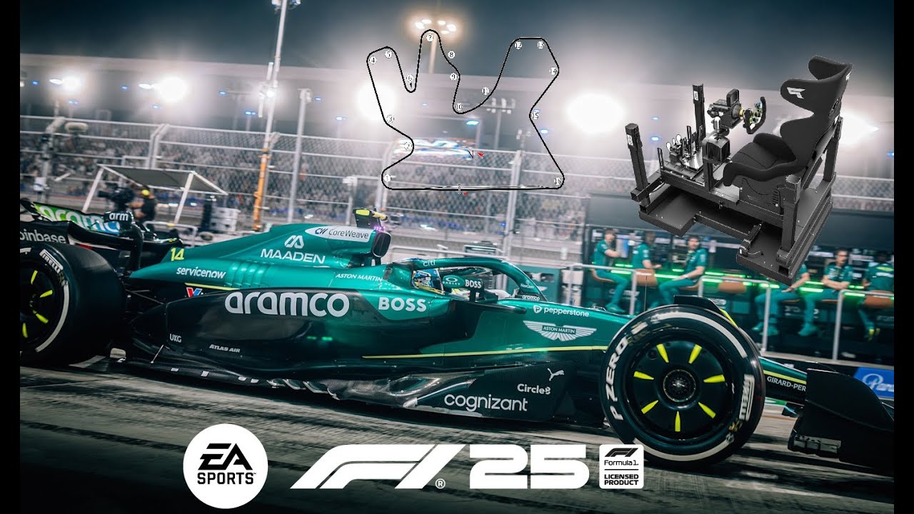 F1 25 - Let's Play VR#15 - Race - @Qatar GP - Fernando Alonso - F1 2025 Défi 