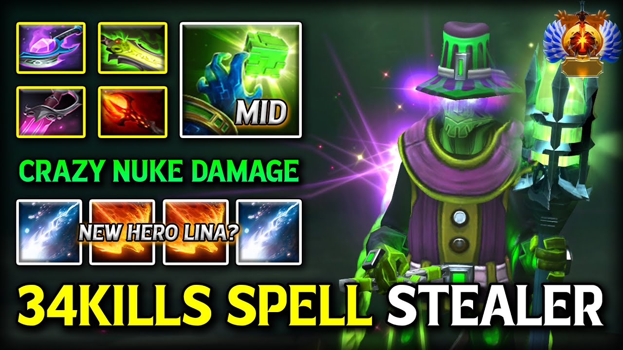 WTF 34KILLS FAST HANDS SPELL STEAL MID RUBICK With Crazy Nuke Damage Build | Non-stop Spam Skill