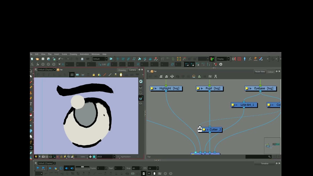 Экспресс-курс Toonboom: научитесь устанавливать глазок менее чем за час. Часть 3.
