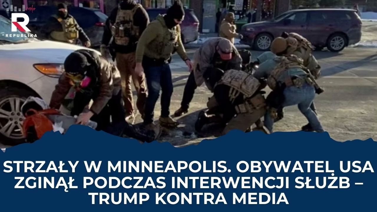 Strzały w Minneapolis. Obywatel USA zginął podczas interwencji służb - Trump kontra media