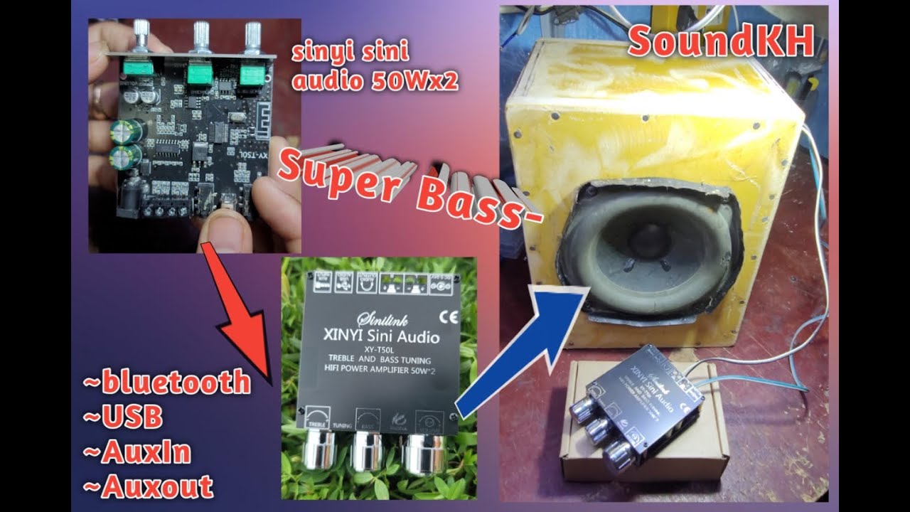 Test amplifier MINI Sinyi Sini Audio T50L 50Wx2