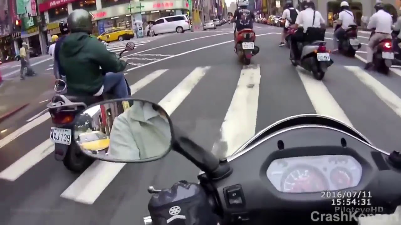 =Scooter Crash Compilation   Best Of Moped Fails 2018