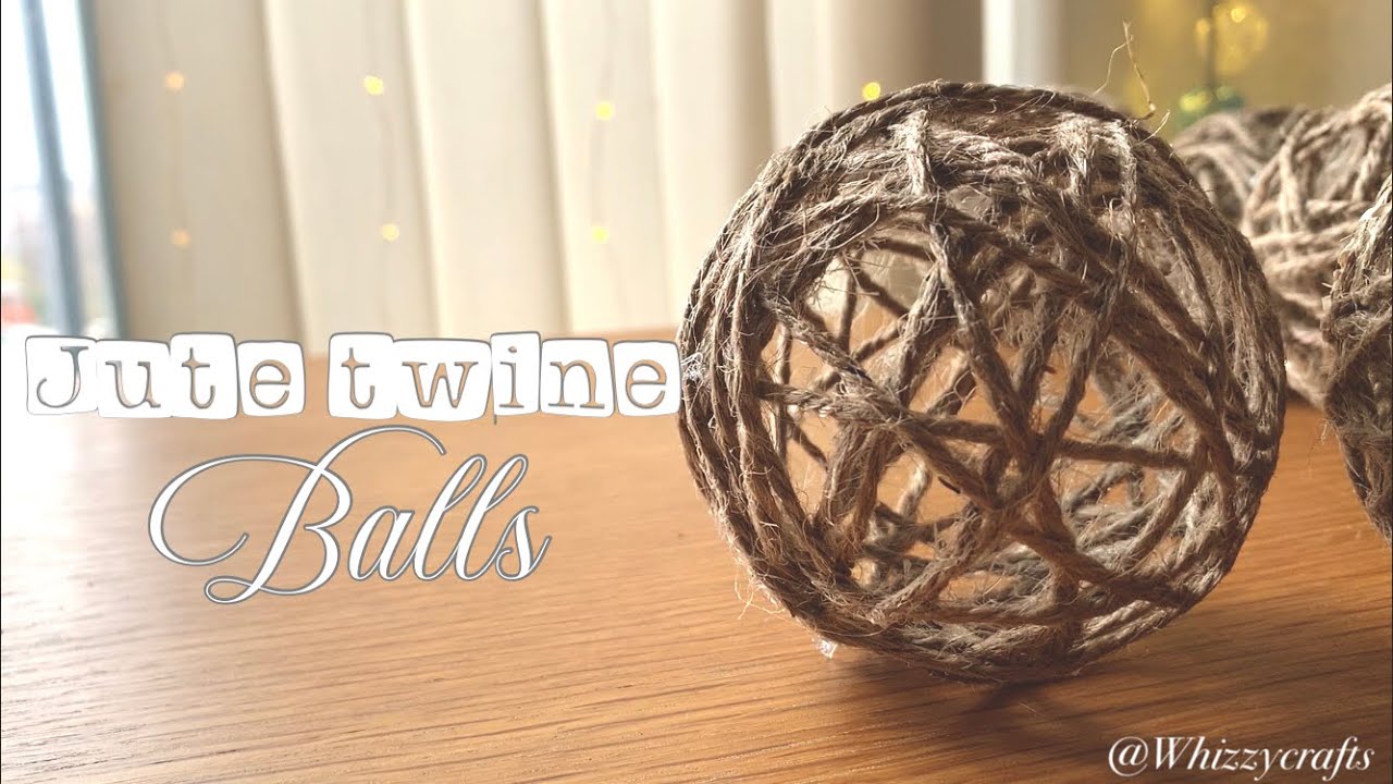 How to make Jute Twine Balls
