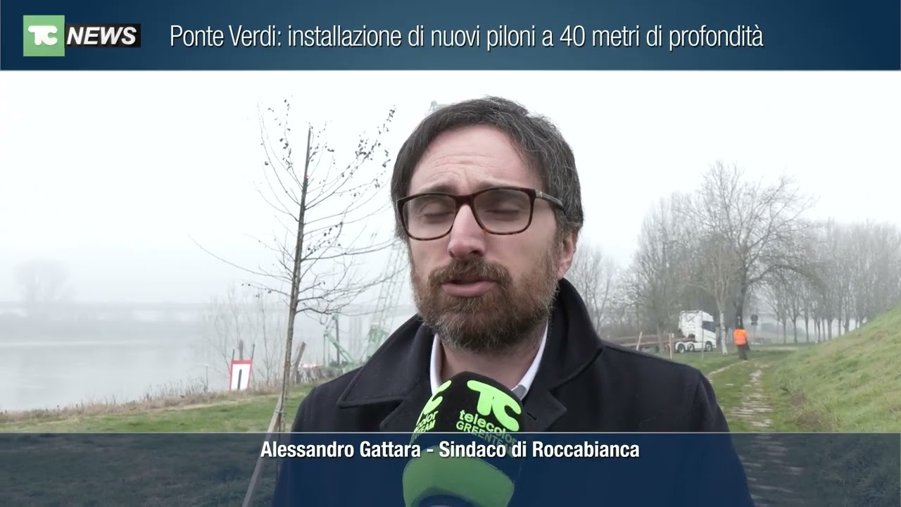 Ponte Verdi: installazione di nuovi piloni a 40 metri di profondità