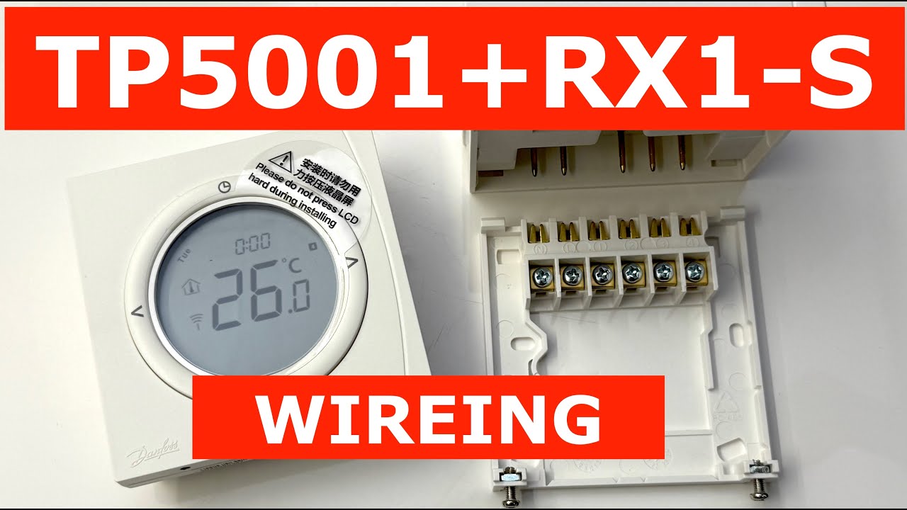 TP5001 Thermostat & RX Receiver Wiring Guide – Step-by-Step Installation
