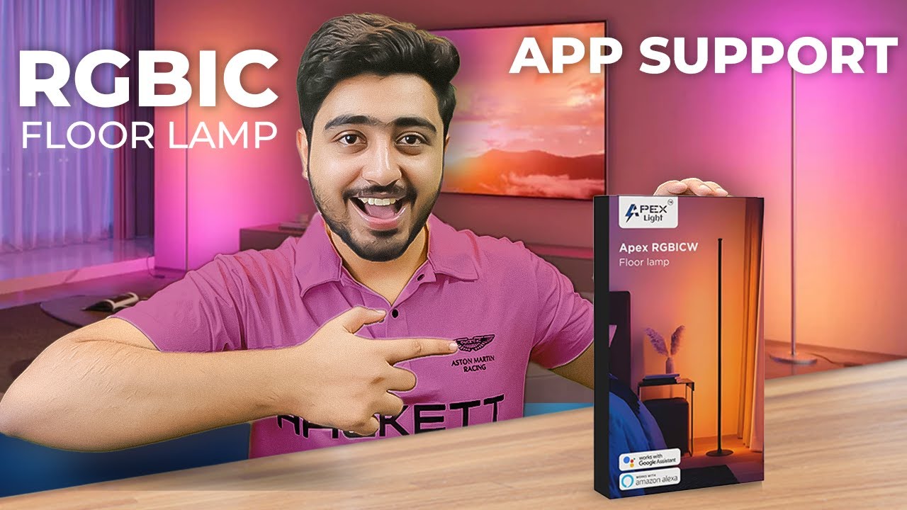 This Smart RGBIC Lamp Transforms Any Room! Apex Floor Lamp