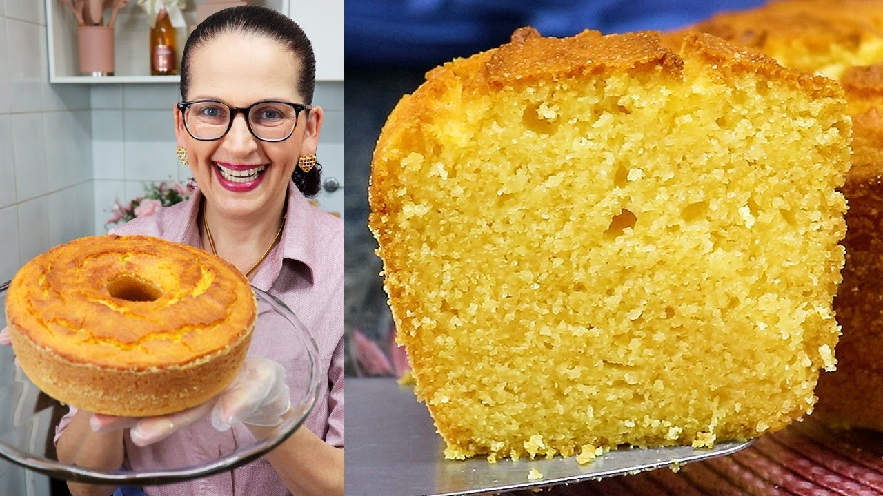 O FAMOSO BOLO DE FUBÁ DA TIA ZEFA, MINHA MADRINHA! INCRIVELMENTE DELICIOSO! - Isamara Amâncio