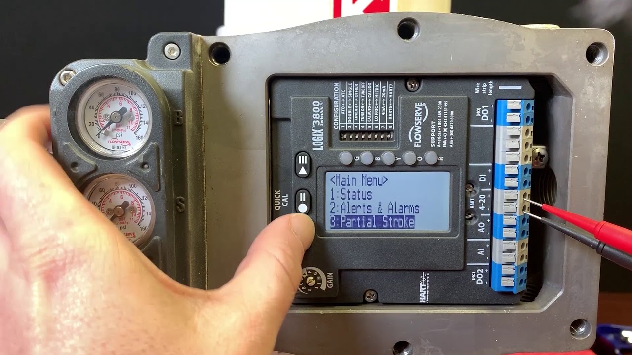 Logix 3800 - LCD Menu Overview