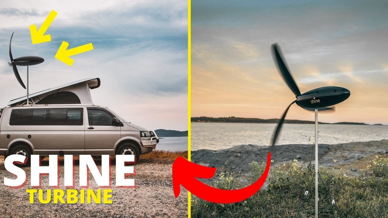 SHINE TURBINE | MINI TURBINA EOLICA DISEÑADA PARA CAMPERS CON LA QUE AHORRAR