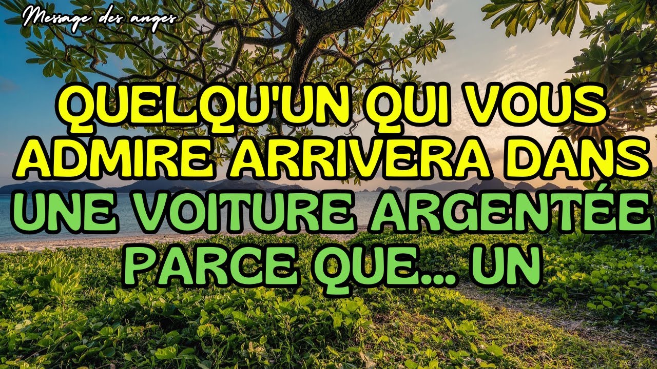 🌙Quelqu'un qui vous admire arrivera dans une voiture argentée parce que… un message des anges