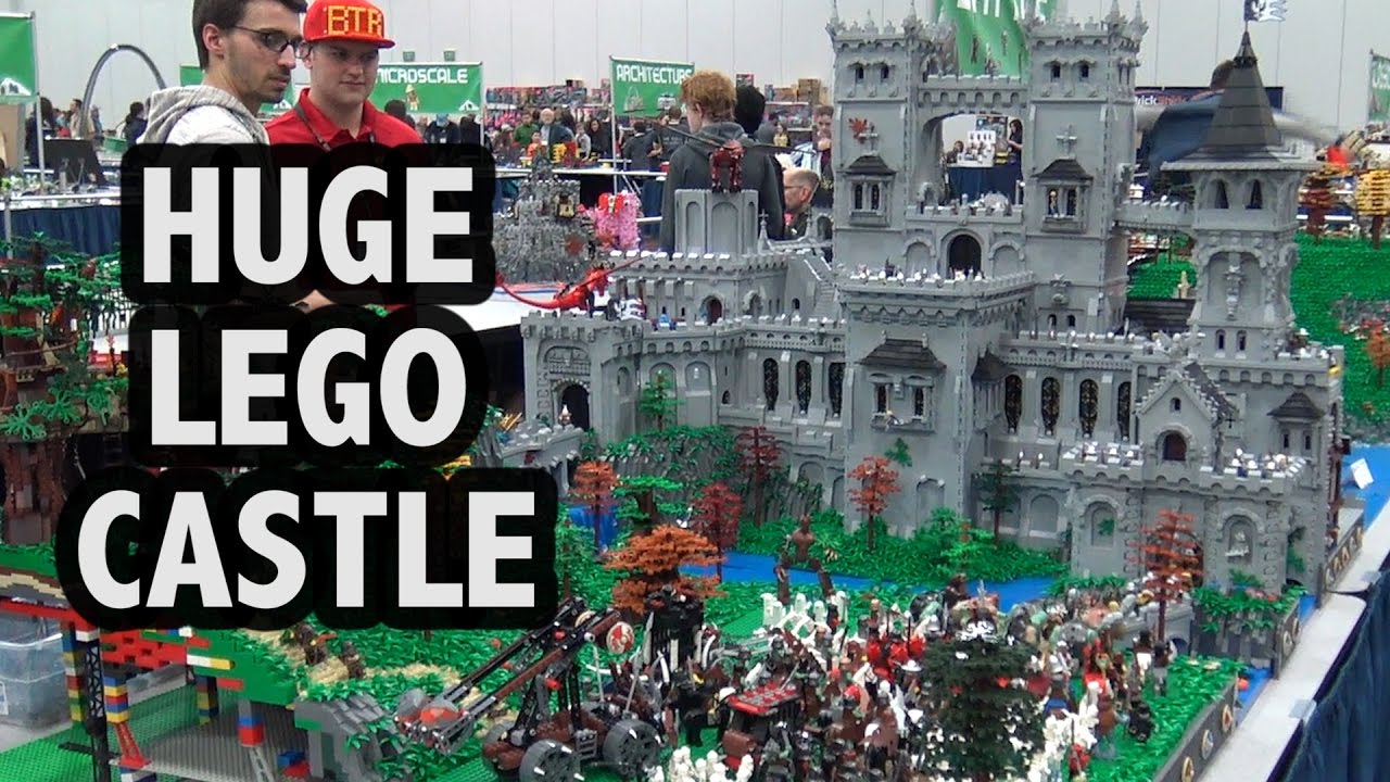 GIANT Custom LEGO Castle Fortress | Bricks Cascade 2017