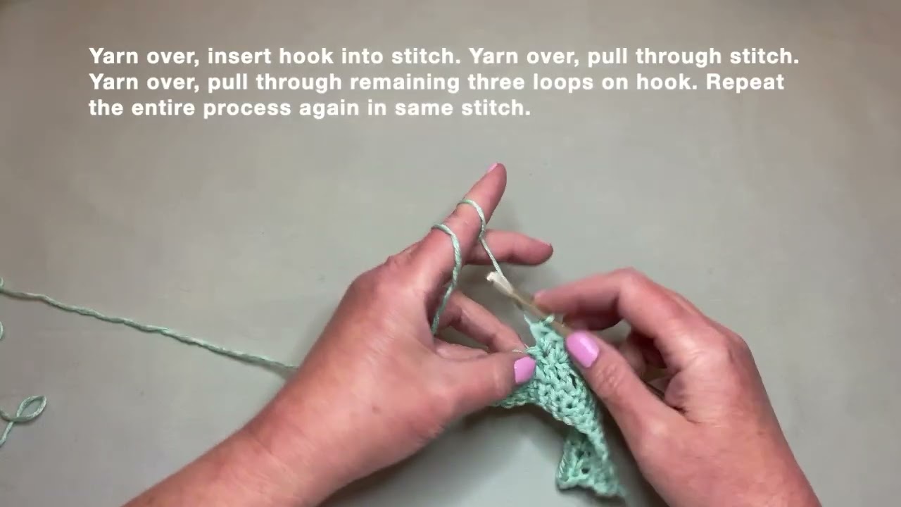 Half Double Crochet Increase (hdc inc)