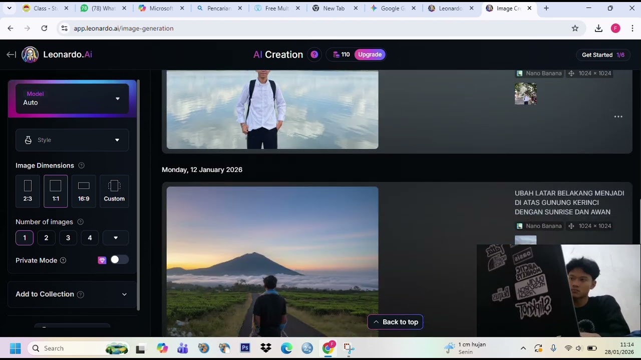 MENGUBAH BACKGROUND FOTO MENGGUNAKAN AI