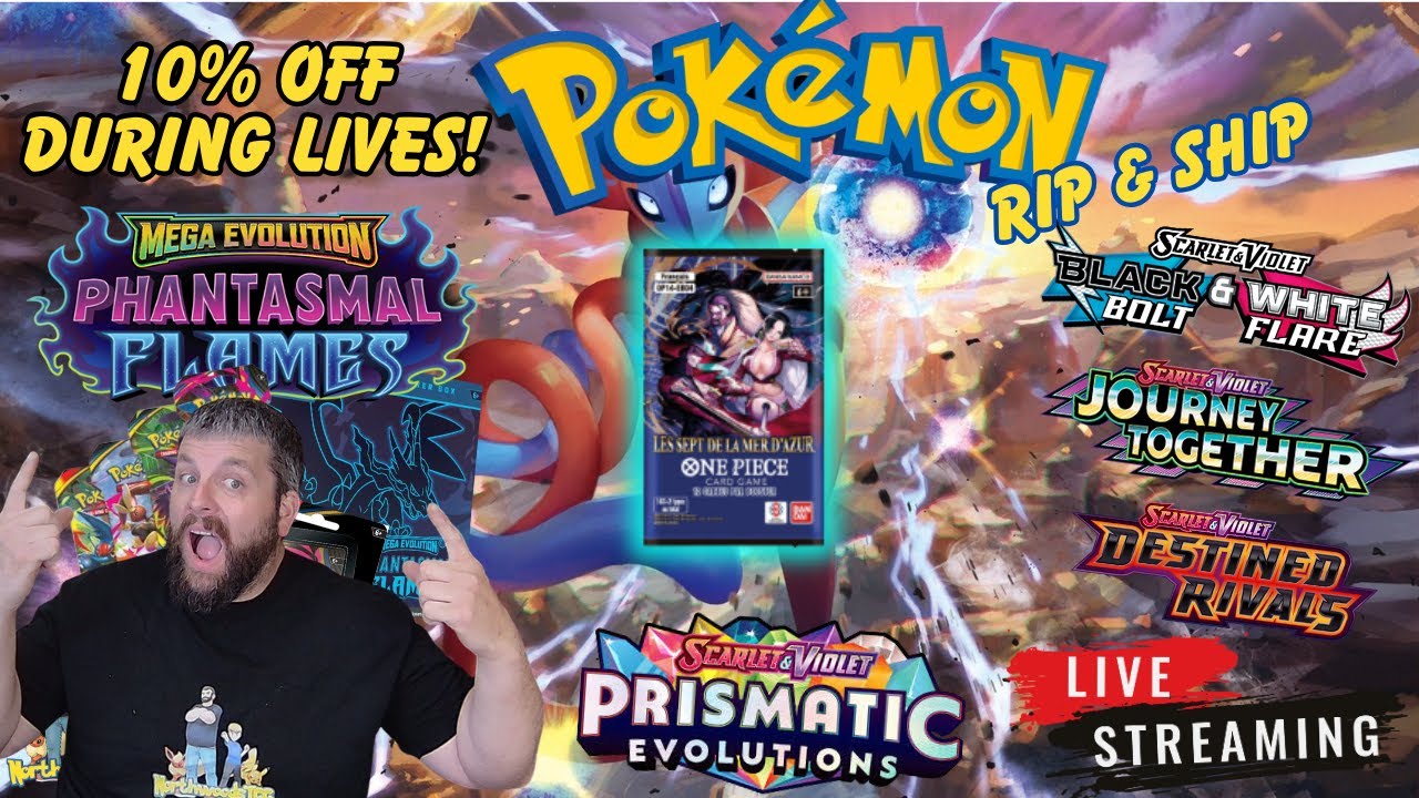 Pokémon Rip & Ship LIVE: Discounted!