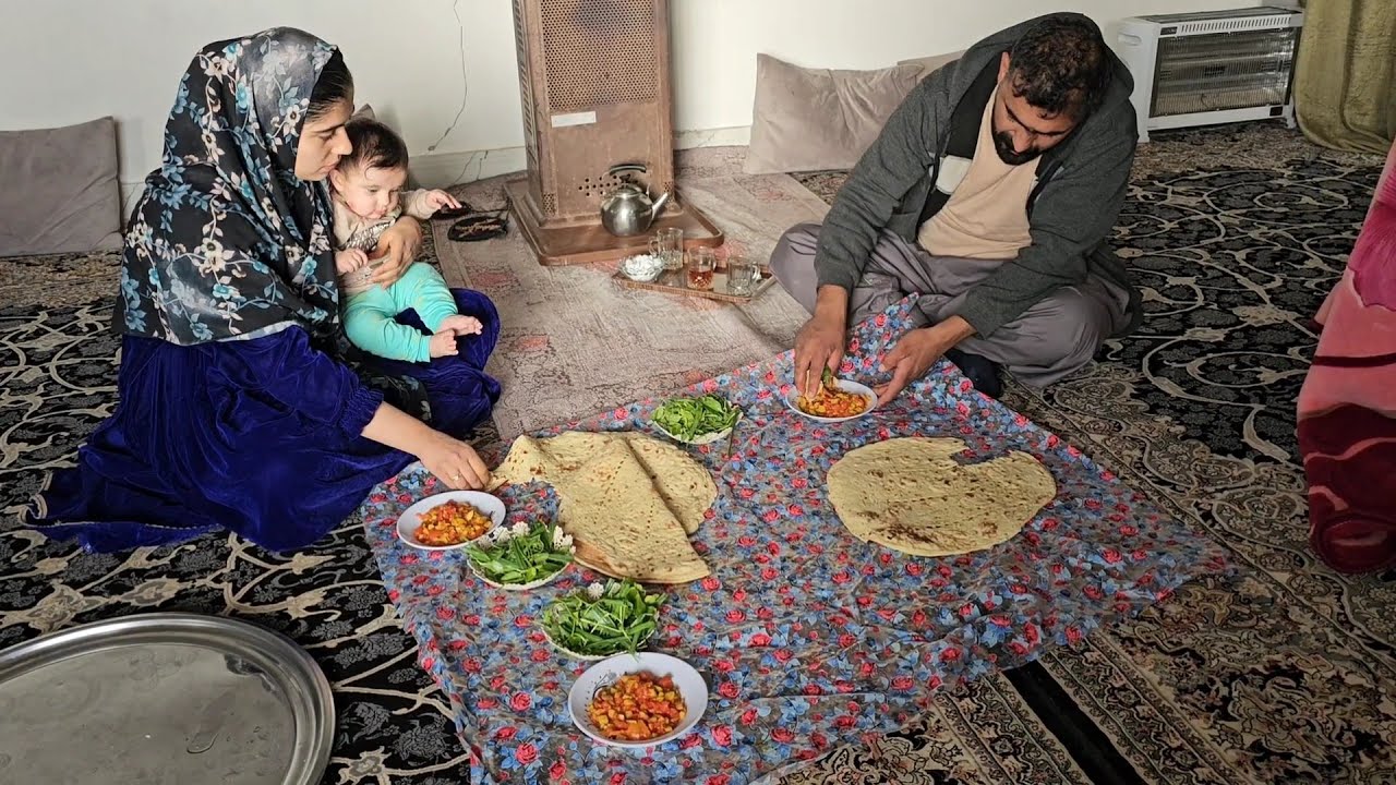 A normal day with Farzaneh and Hojjat